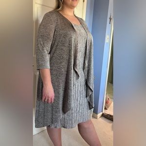 Two piece evening dress